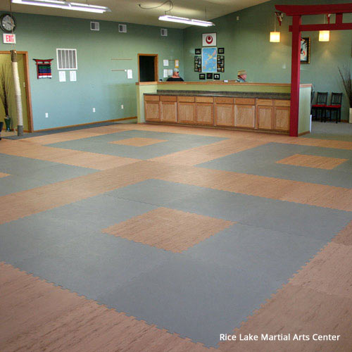 karate mats installation 