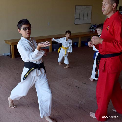 David Younglove teaching on Greatmats karate flooring