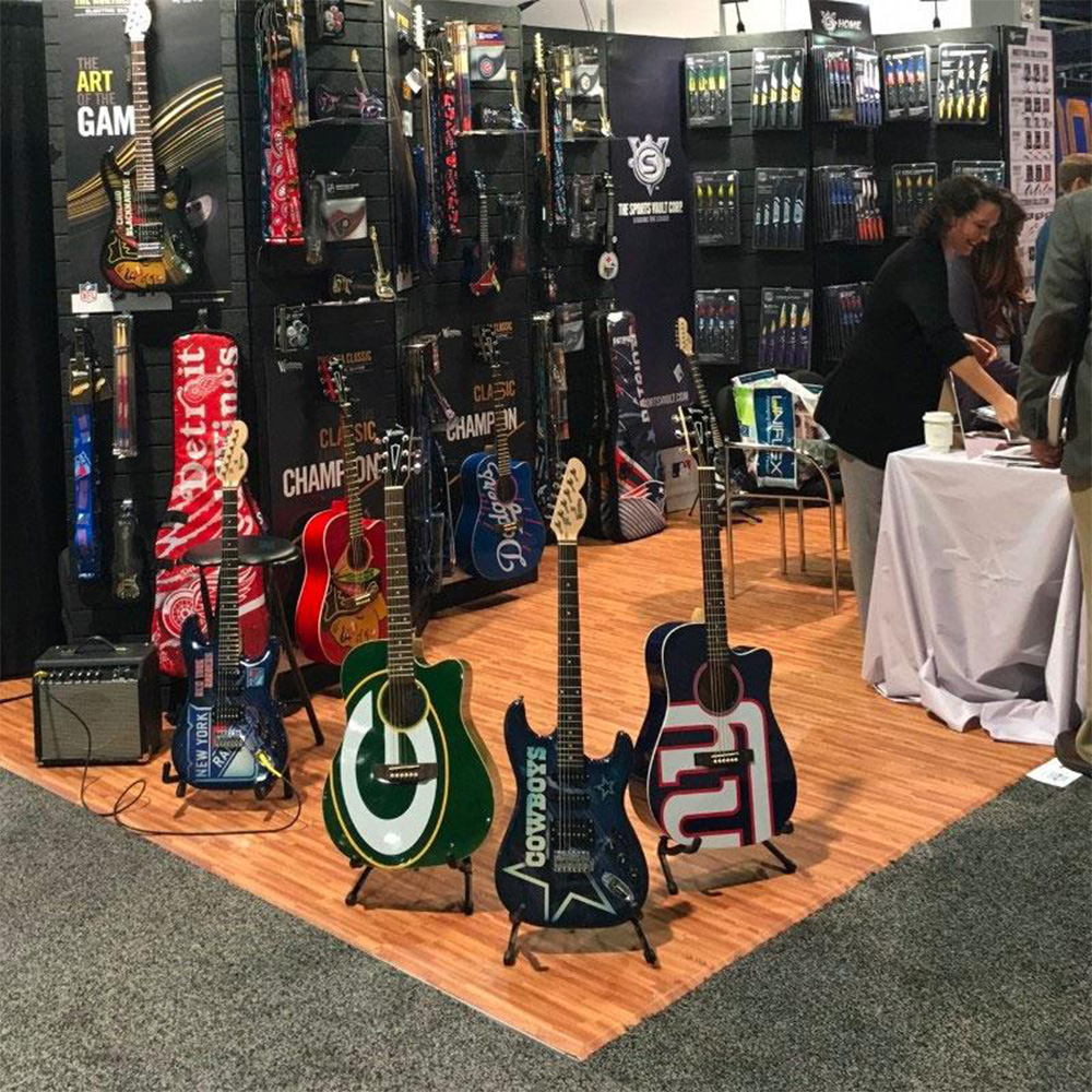 Comfort Flex Tile 1/2 Inch x 10x20 Ft. Kit Beveled Edges music trade show booth