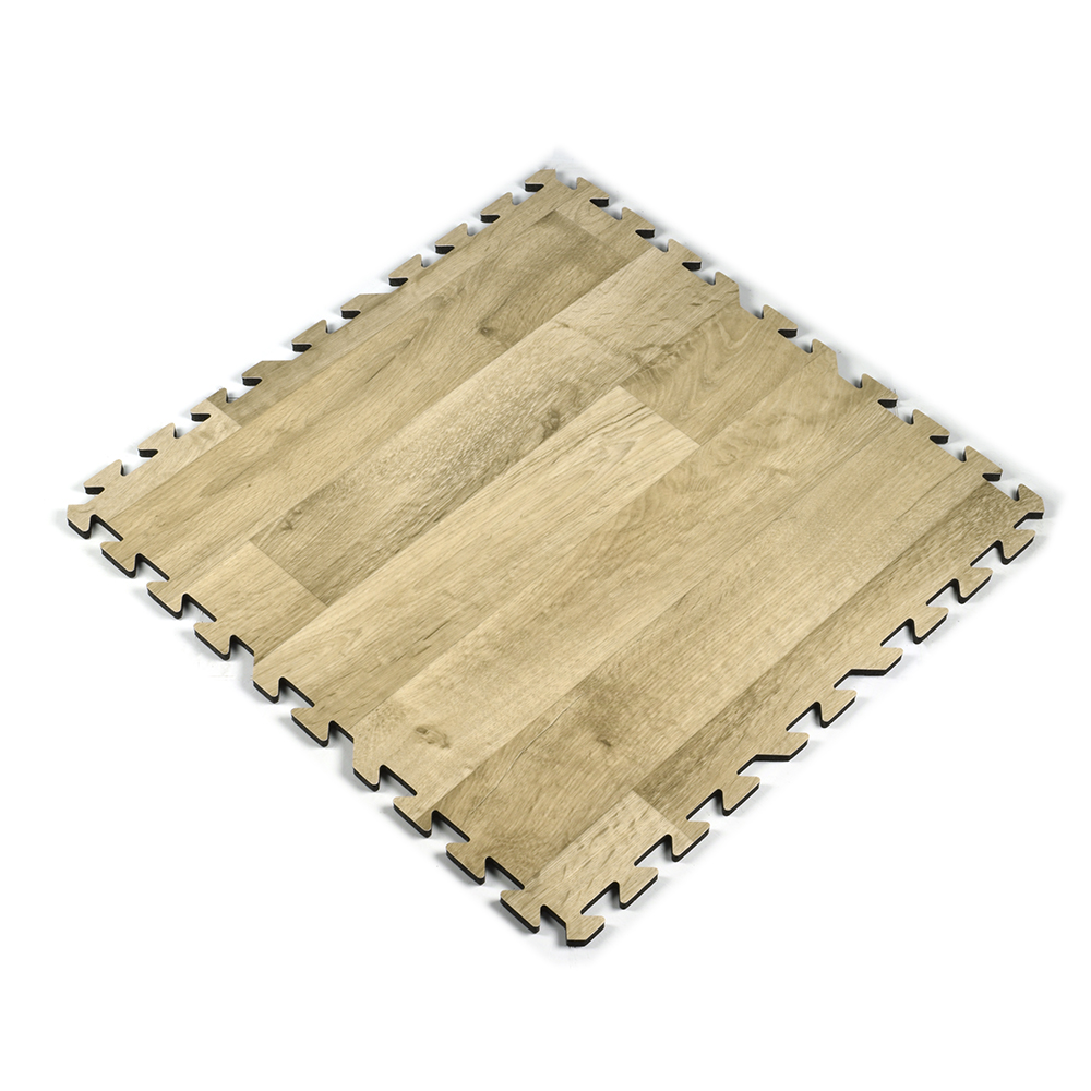 Berkshire Angle Full Tile Comfort Flex Tile 1/2 Inch x 10x20 Ft. Kit Beveled Edges