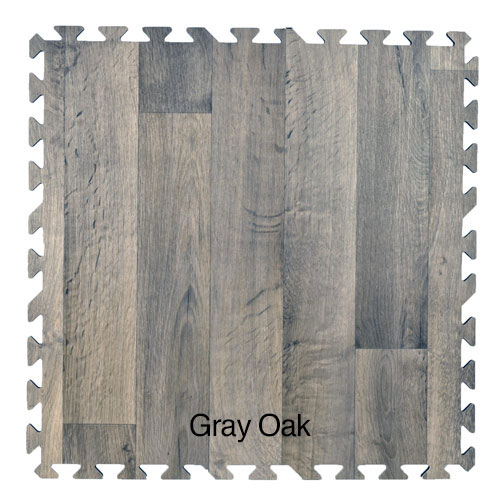 Rustic Wood Grain Trade Show Flooring Tiles