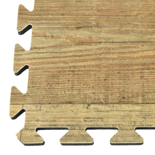 rustic wood look trade show floor tiles