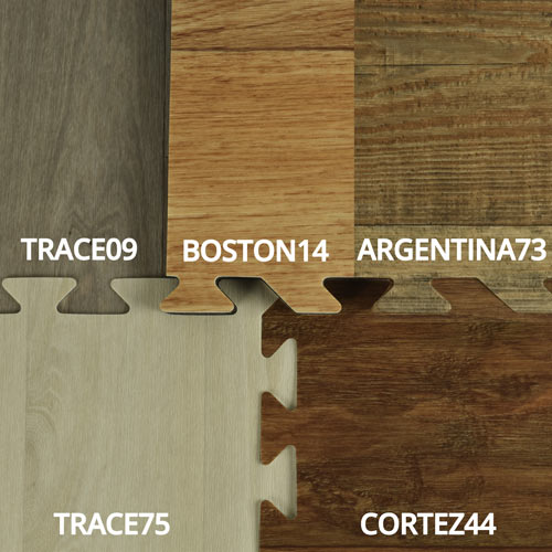 Rustic Wood Colors for Trade Show Flooring Systems