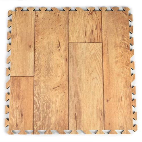 Is Rustic Wood Grain Foam Flooring Waterproof?