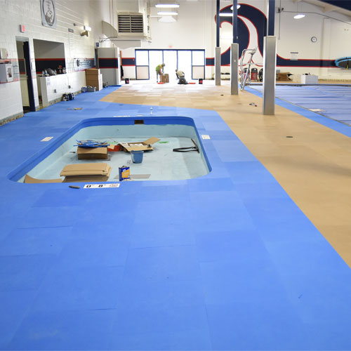swimming pool decks surface