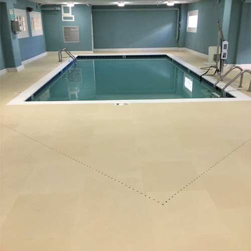 cool deck pool surface