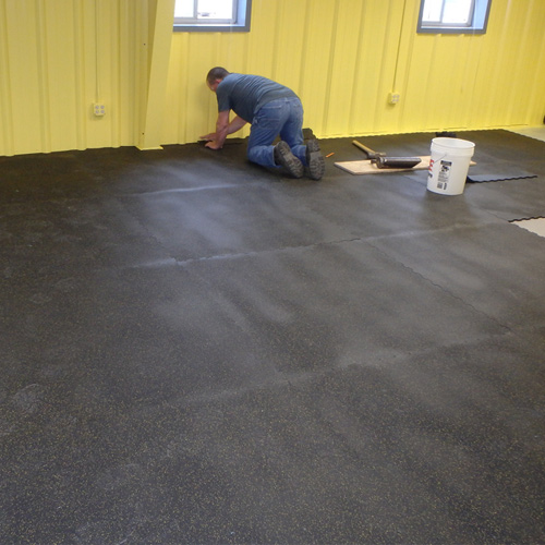 Interlocking Rubber Floor Mats for Garage Gym