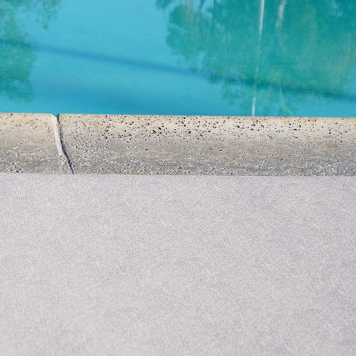 gray vinyl flooring on pool deck