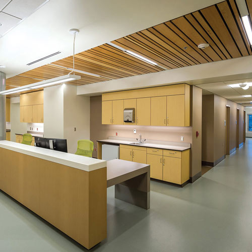 medical setting using anti microbial floorings