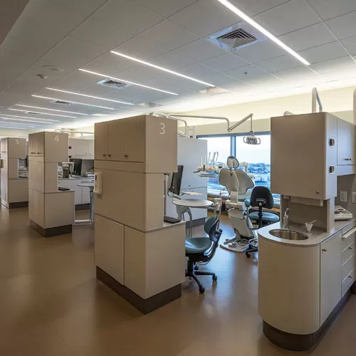 durable vinyl flooring in dental office