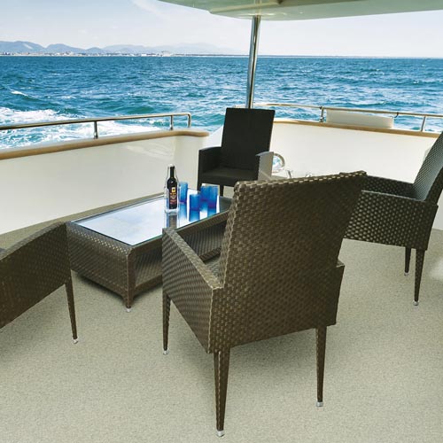 stone look vinyl flooring rolls in marine applications
