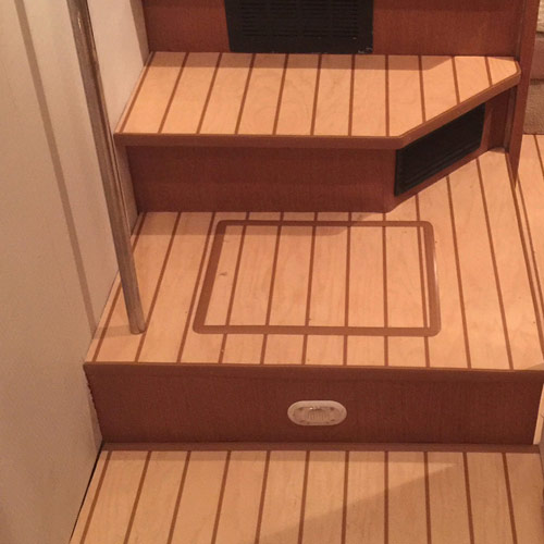 alternative wood flooring for a boat 