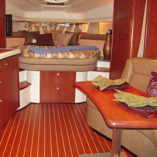 alternative wood flooring for a yacht 