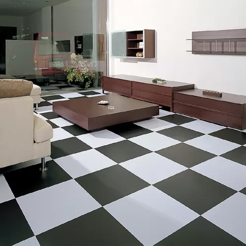 Lvt Luxury Laminate Vinyl Tile Solid, Black And White Laminate Tile