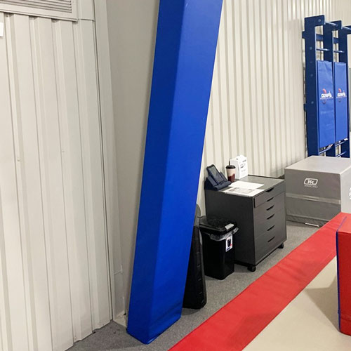 i-beam pole padding for indoor gym