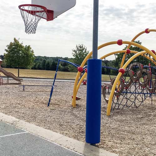 pole pad for basketball pole