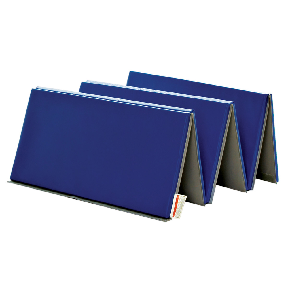 Folding Gymnastics Mats 4x6 ft x 2 inch V4 Hook and Loop Fastener