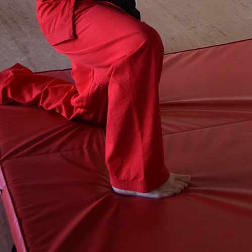 Red Martial Arts Crash Mat