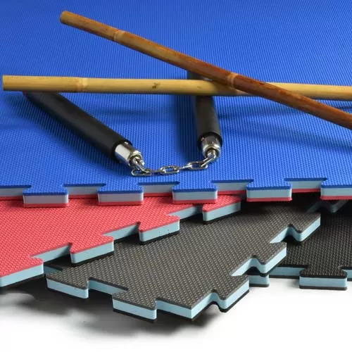 scuff resistant martial arts mats for weapons