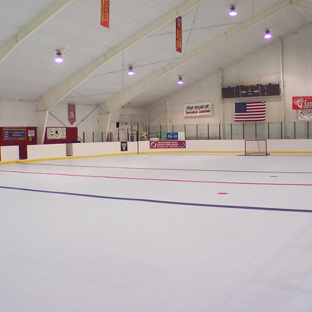 Inline hockey in gray Indoor Court Tile Solid Surface 1/2 Inch x 1x1 Ft.