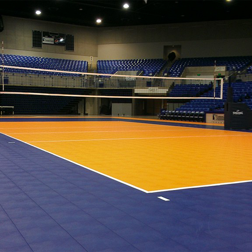 portable volleyball court flooring 