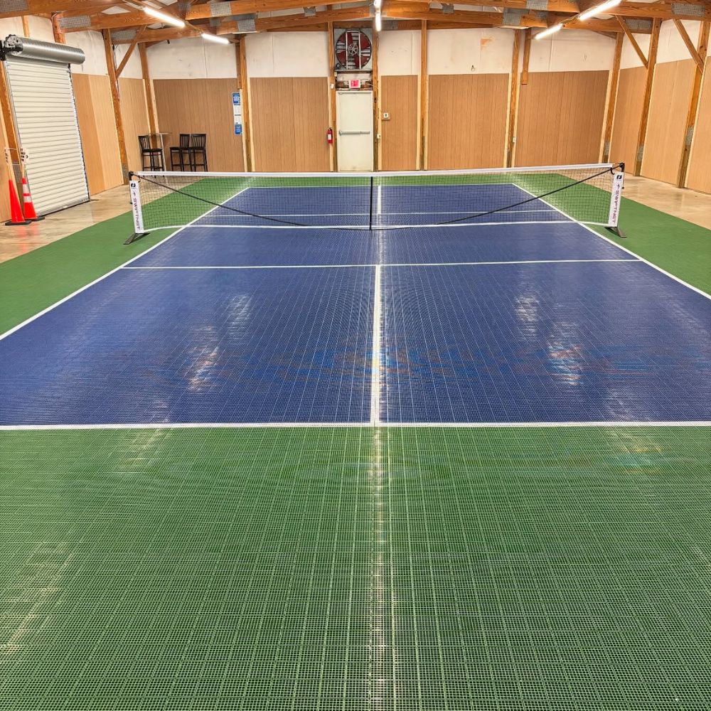 Pickleball Court Kit with Lines 30x60 Ft. indoor installation