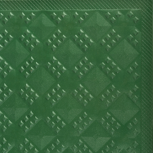 Comfort Matta Solid Tile Green Corner