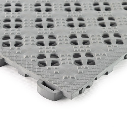 Ergo Matta Perforated Outdoor Tile close corner.