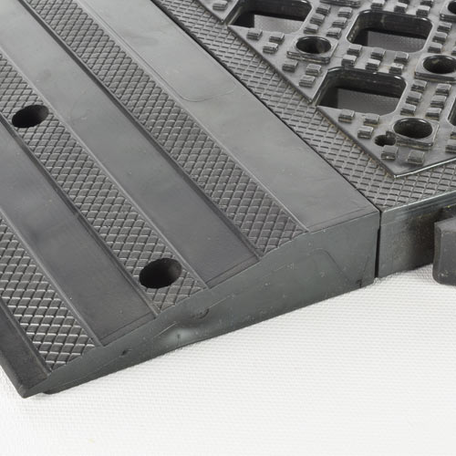Greatmats Safety Matta Perforated Black | Anti Fatigue Wet Area Mats | Perforated | 20x20 inch x 1 inch | Interlocking | Wet Area Flooring