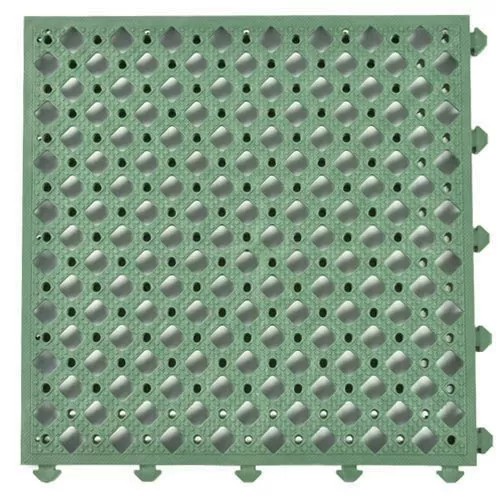 Green Perforated Wet Area Floor Tile