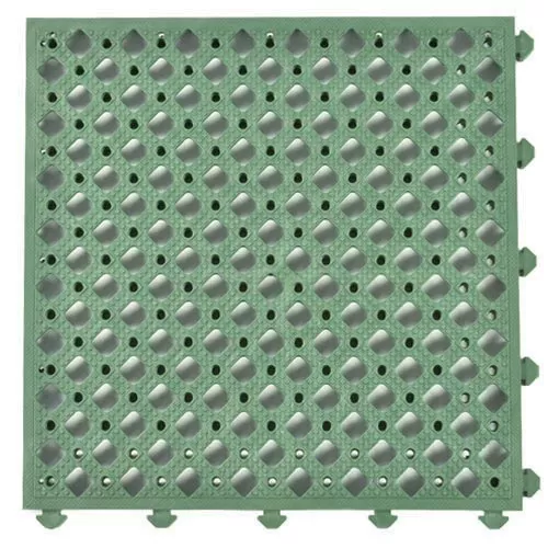 Safety Matta Perforated Green