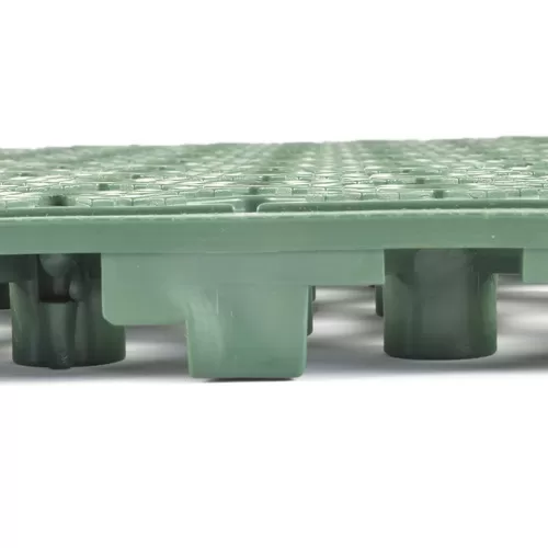 Safety Matta Perforated Green side of tile.