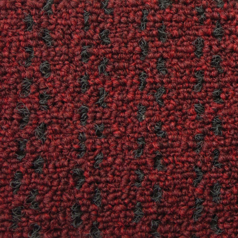 3M Nomad 5000 Carpet Entrance Mat 3x10 Ft. Red texture close up