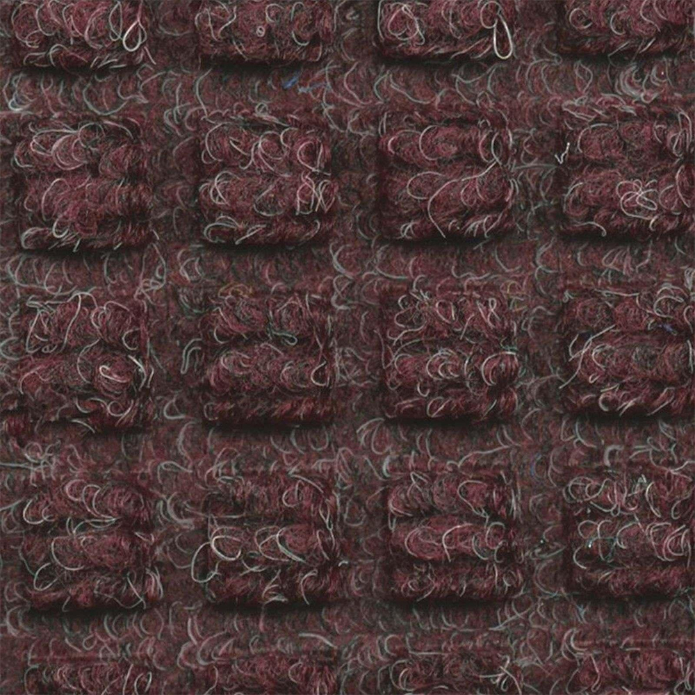 Aqua Block Carpet Entrance Mat 34.5x58 Inches Bordeaux close up of texture