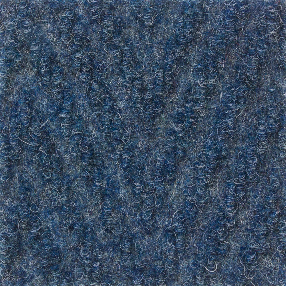 Chevron Carpet Indoor Entrance Mat 4x6 Ft. Denim close up texture
