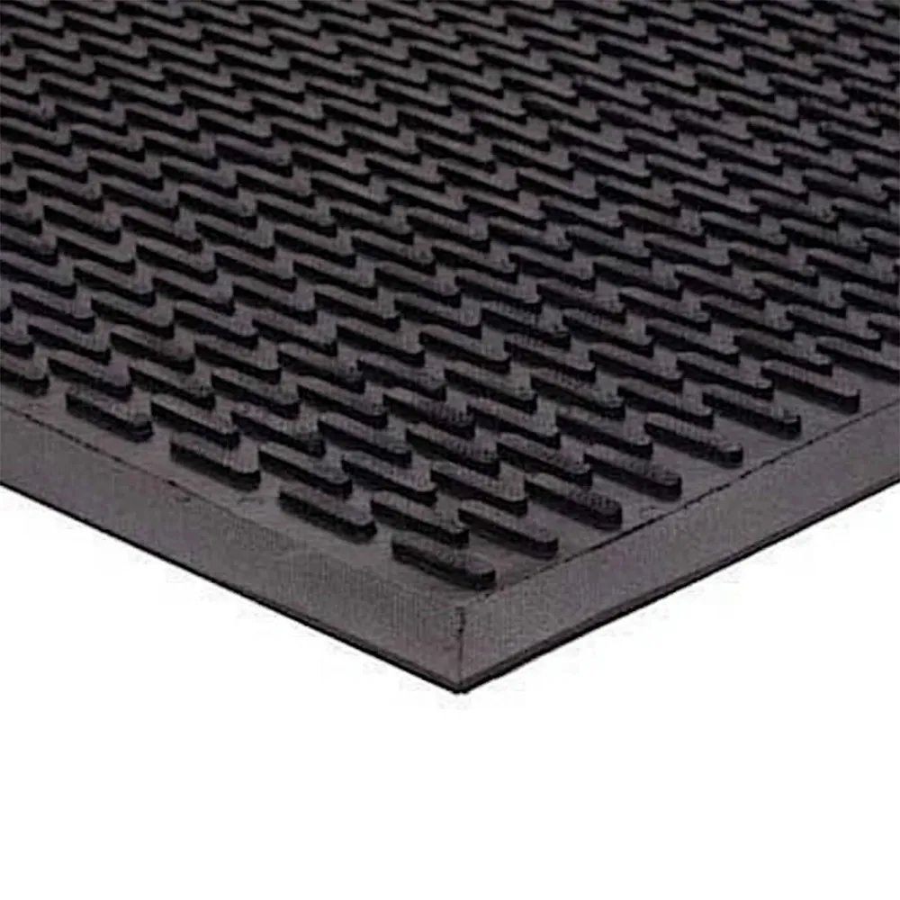 Clean Step Scraper Rubber Entrance Mat 4x6 feet