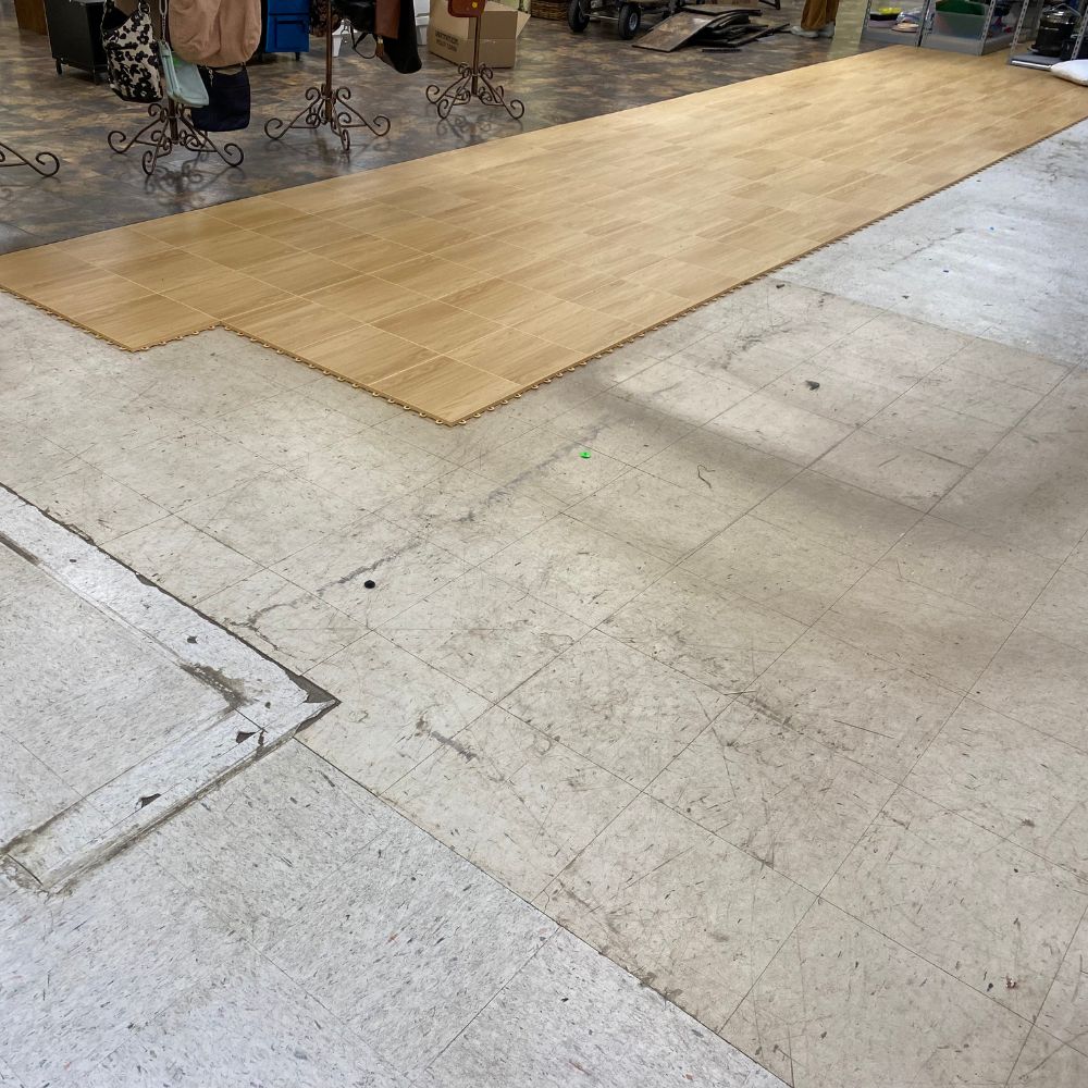 raised flooring installation