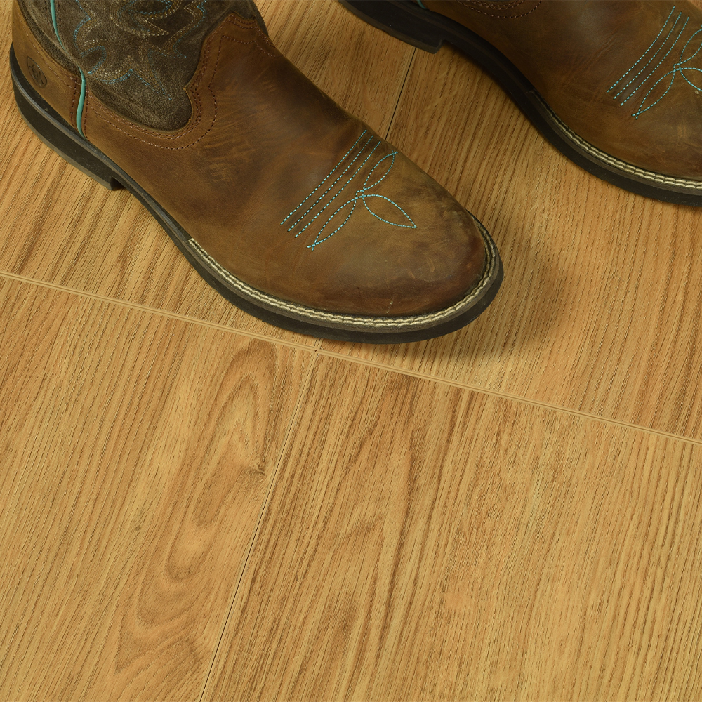EZ Portable Dance Floor English Chestnut Tile installation