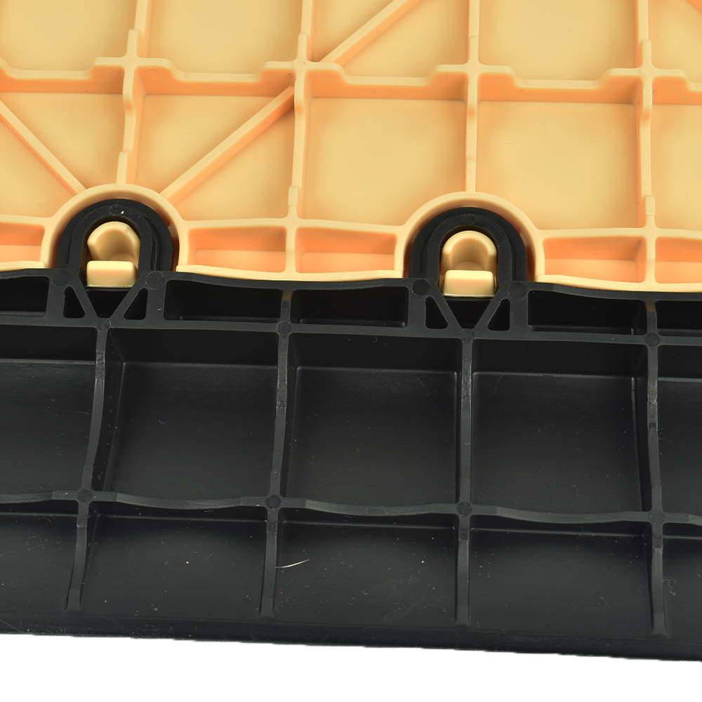 golden maple max tile with female border bottom view