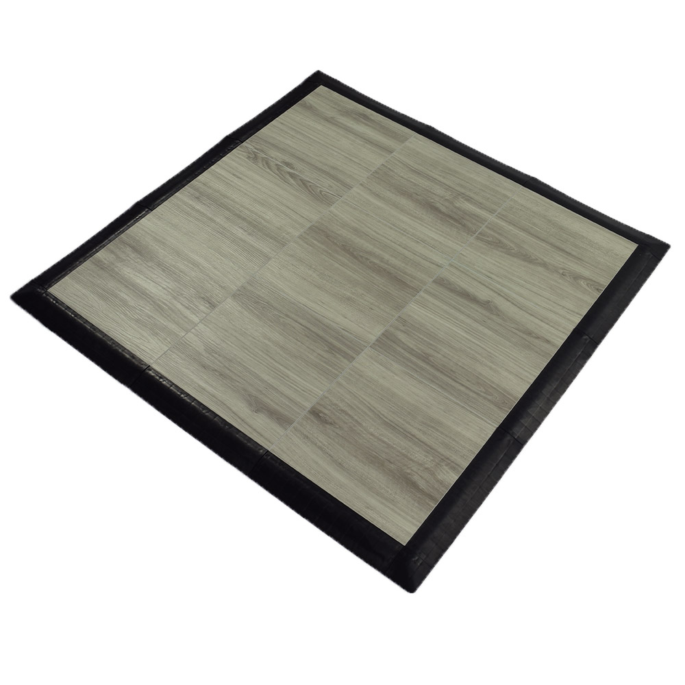Tap Dance Floor Kit 5/8 Inch x 3x3 Ft. in Dove Gray