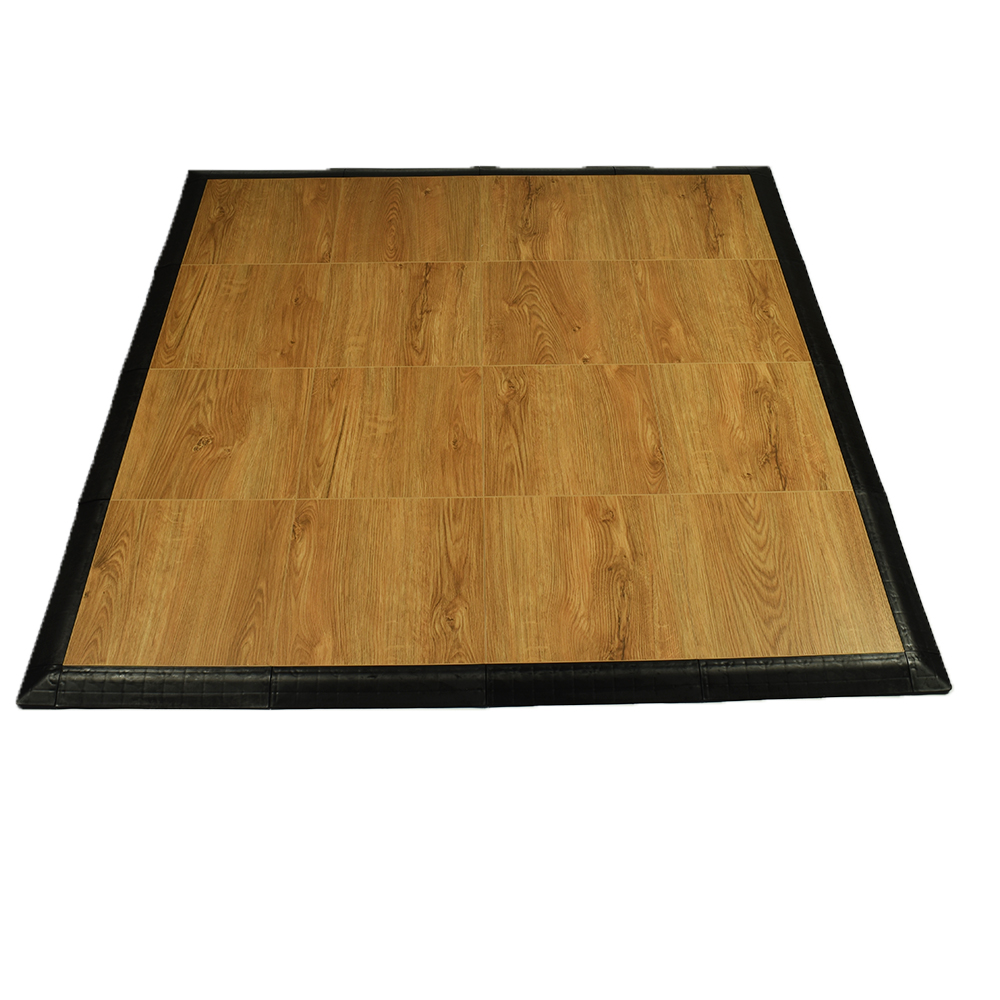 Full view English Chestnutt Tap Dance Floor Kit 5/8 Inch x 4x4 Ft.