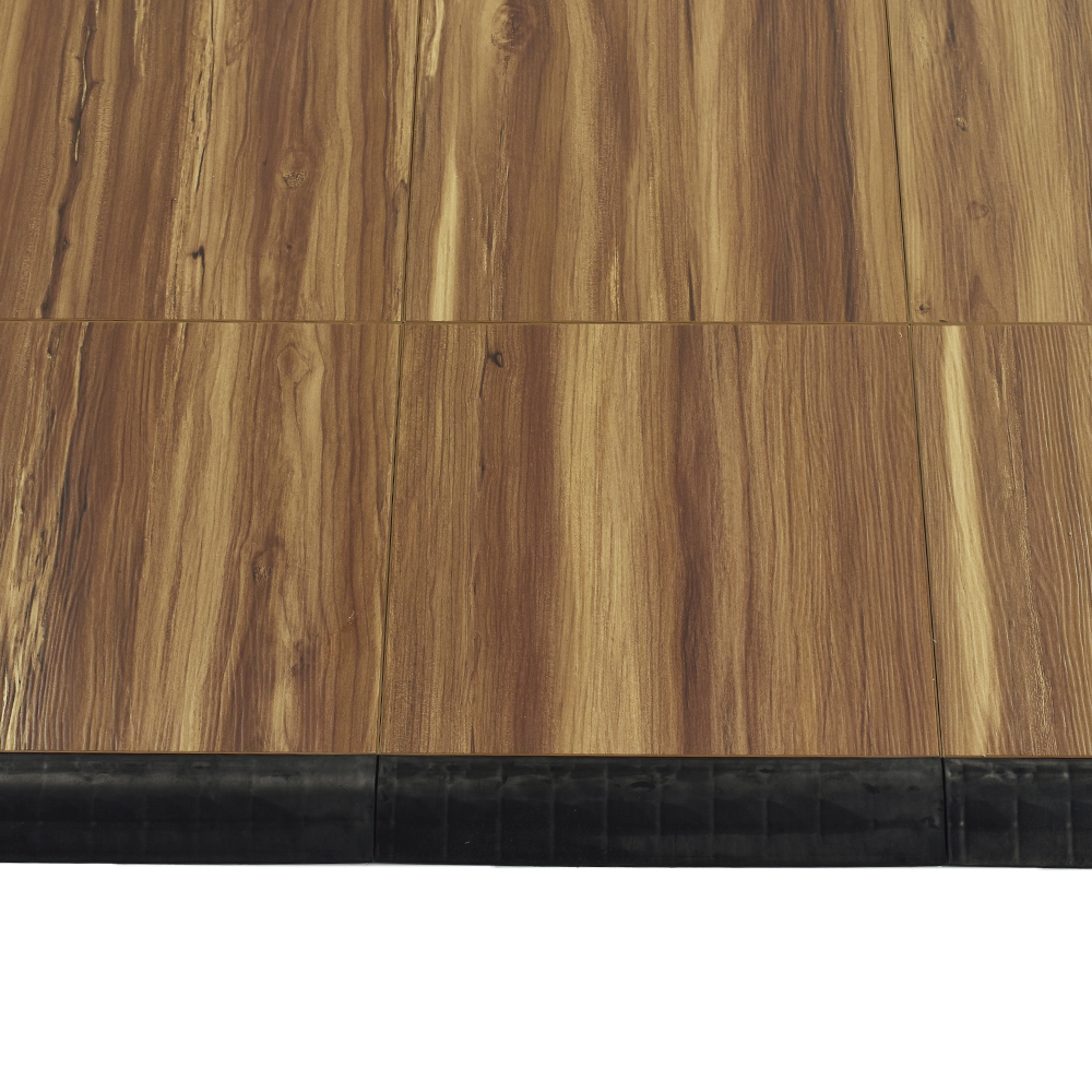 Espresso Oak edge view of the Tap Dance Floor Kit 