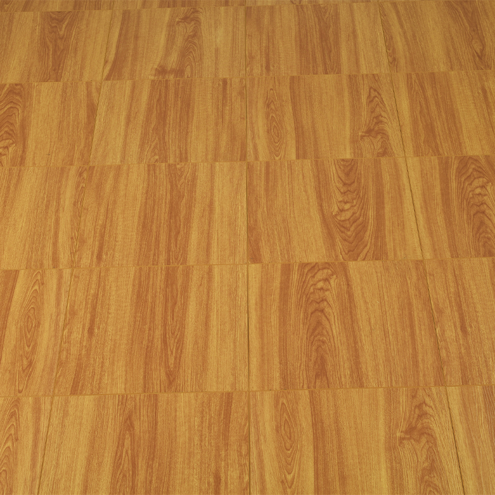 cherry wood colored vinyl floor tiles