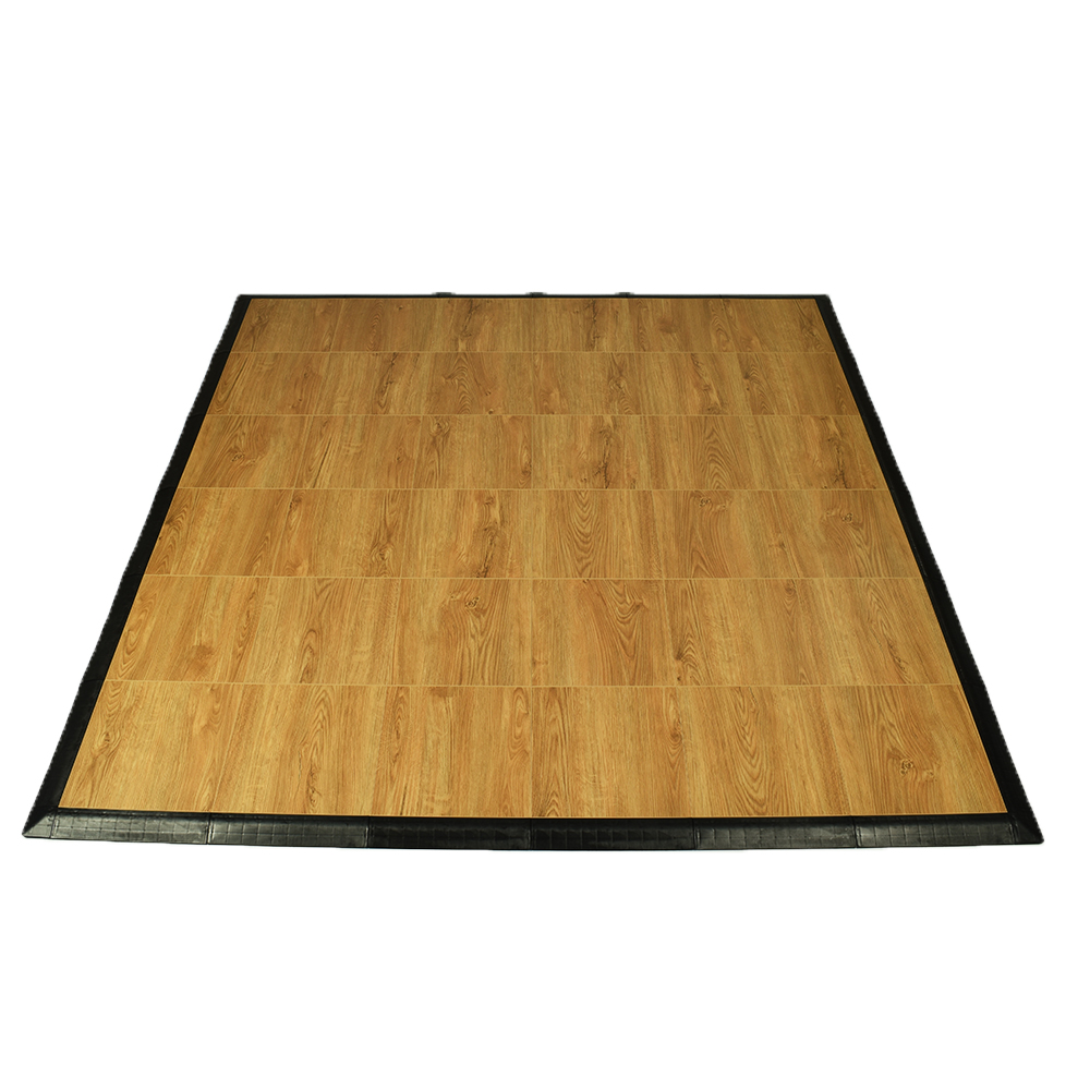 English Chestnut assembled Tap Dance Floor Kit 6x6 Ft.