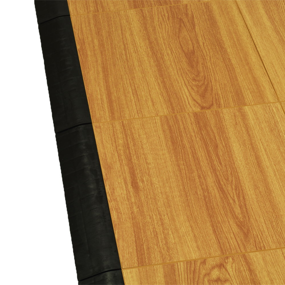 Close up of American Cherry Tap Dance Floor Kit 5/8 Inch x 6x6 Ft.