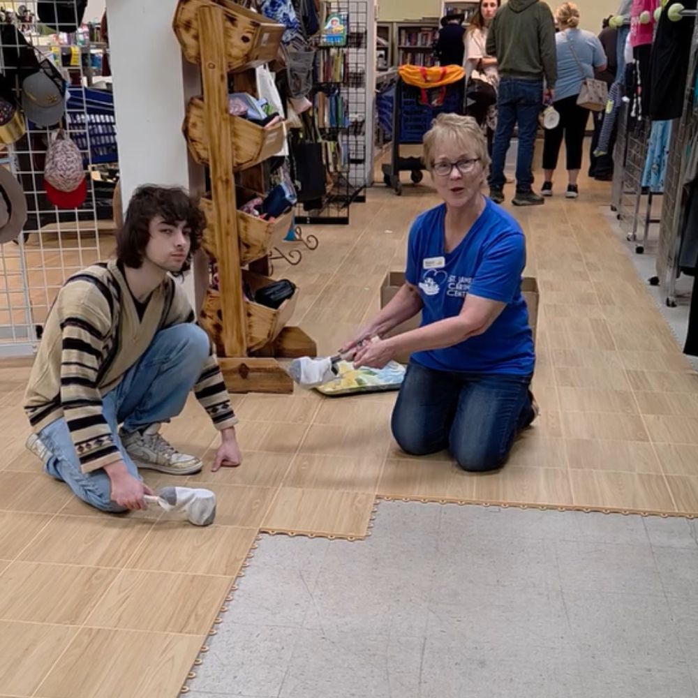 thrift store flooring