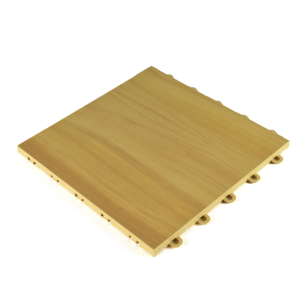 raised maple wood look tile
