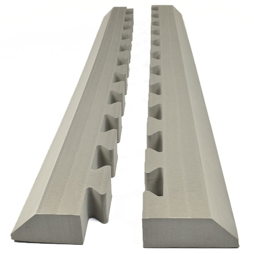 rubber playground mat border strips