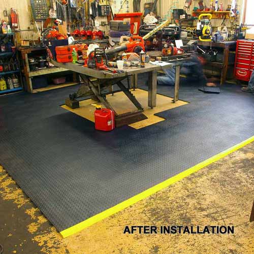 workshop staylock anti fatigue flooring tiles interlocking