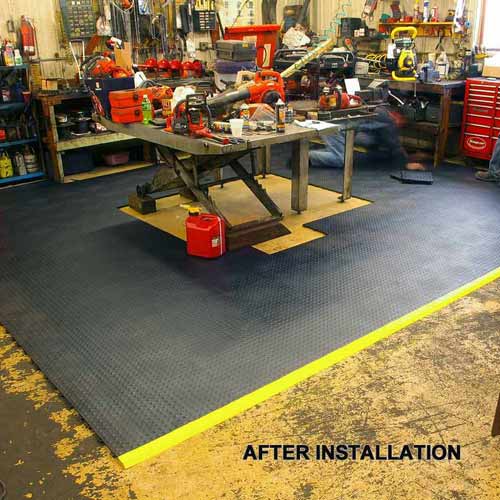 Garage & Workshop Flooring - The Rubber Company